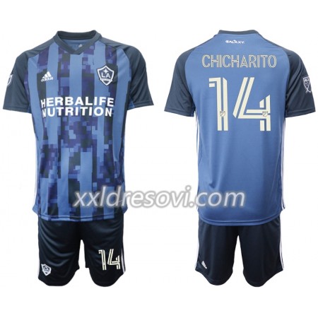 Los Angeles Galaxy Chicharito 14 Drugi Dječji Komplet Dresovi za Nogomet 2020-2021 (+ kratke hlače)